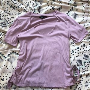 Forever 21 chocker neck tee